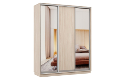 Шкаф-купе Премьер Лайт 42 (01;02;01) трехдверный