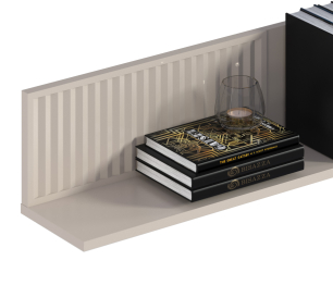 Набор для гостиной Турин Кашемир серый/МДФ Кашемир