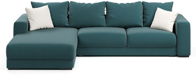 Диван-кровать угловой еврокнижка Ланкастер,велюр