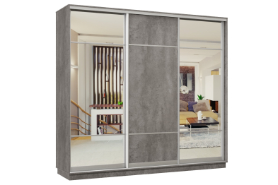 Шкаф-купе Премьер Лайт 58 (11;08;11) трехдверный