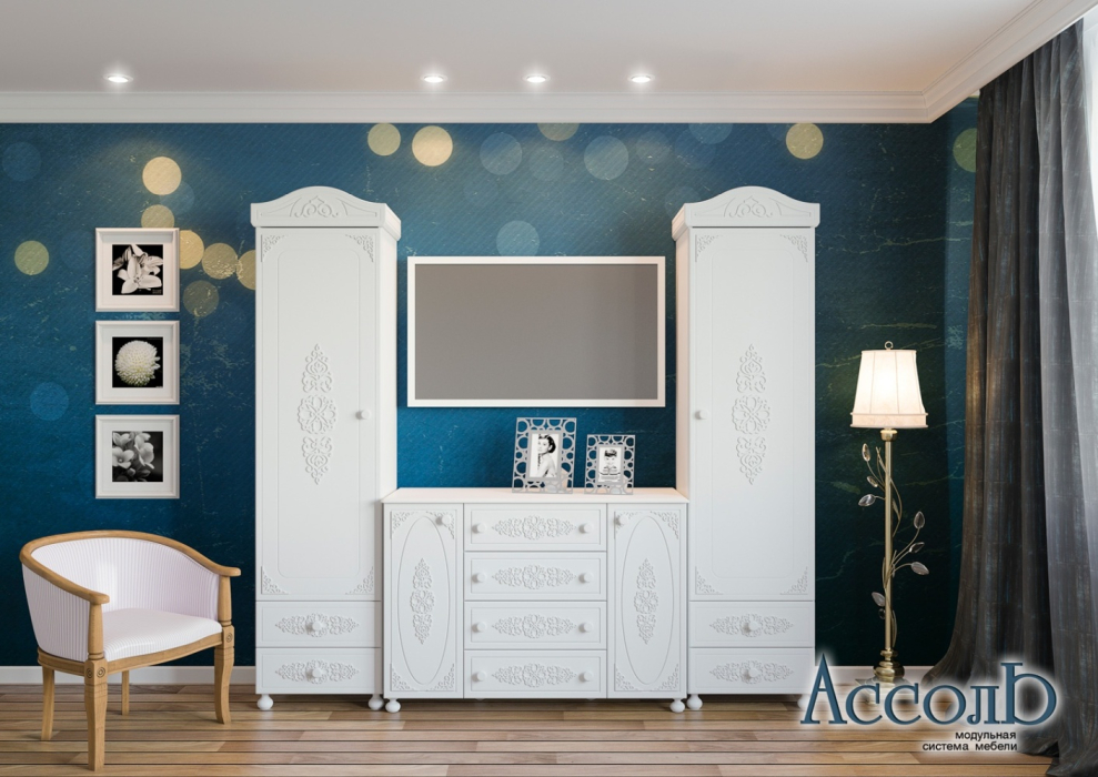 Шкафы пеналы, Шкаф-пенал Ассоль АС-1