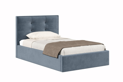 Кровать Римини 1200 с подъёмным механизмом, велюр