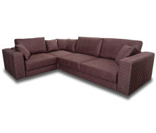 Диваны угловые в гостиную, Угловой диван-кровать Бергер велюр