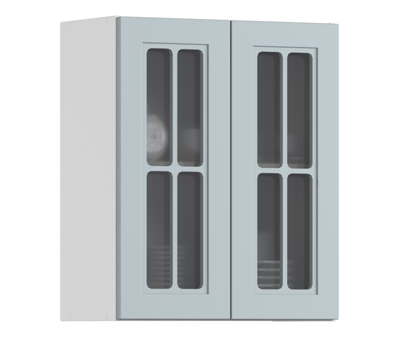 MODERN, MODERN шкаф навесной со стеклом 2 дв 60х72 см