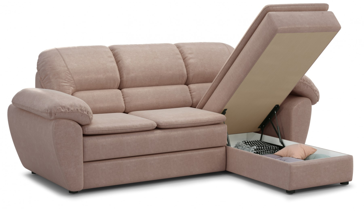 Диваны угловые, Бергамо угол правый с оттоманкой