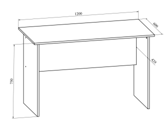 Стол письменный ОФ-112K