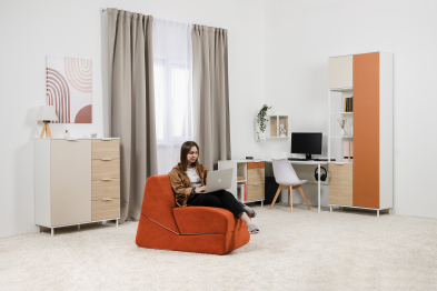 Тумба Марвэл 16.160, белый, плэйн, безмолвная пустыня