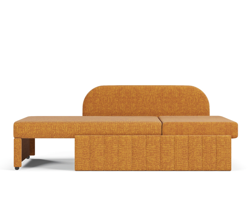 Диваны прямые кухонные, Кушетка Кларисс, рогожка