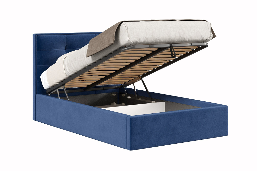 Мягкая кровать, Кровать Римини 1200 с подъёмным механизмом