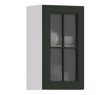 MODERN, MODERN шкаф навесной со стеклом 1 дв 40х72 см