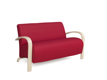 Диван Риччи Натурал — красный
