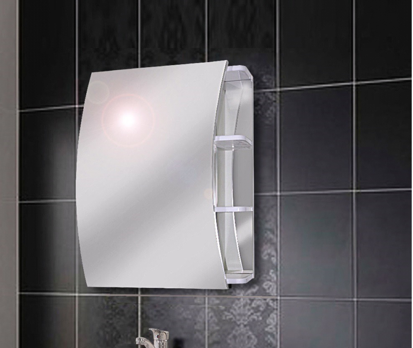 Шкафы с зеркалом, Шкаф зеркальный Белла 60 ПВХ (Элегия 60)