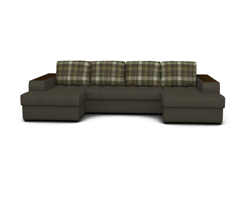 Диваны угловые в гостиную, Угловой диван ЭДИНБУРГ ПИ-2 рогожка