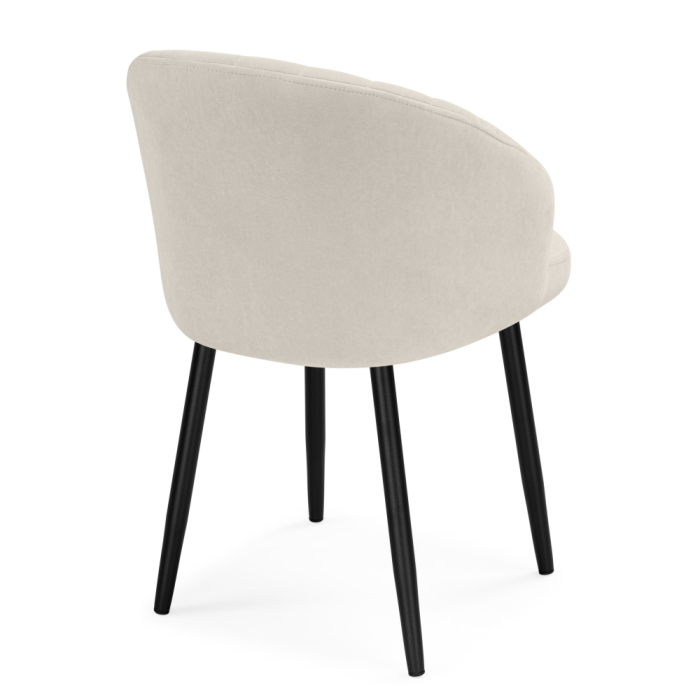 Стулья, Стул на металлокаркасе Бэнбу некрутящийся marseille (чёрный)