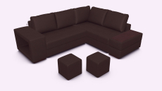 Диваны угловые в гостиную, Амстердам диван-кровать угловой рогожка