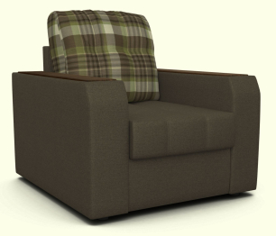 Кресло ЭДИНБУРГ с коробом рогожка