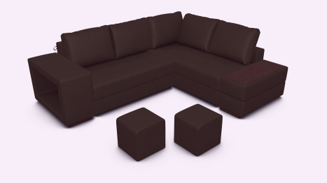 Амстердам диван-кровать угловой рогожка