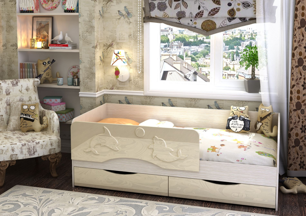 Кровати одноярусные, Алиса  КР-812