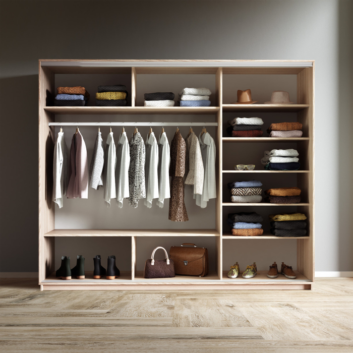 Шкафы-купе 3-х дверные, Шкаф-купе Экспресс 3-х дверный Фотопечать Шары Стекла 240х60х240