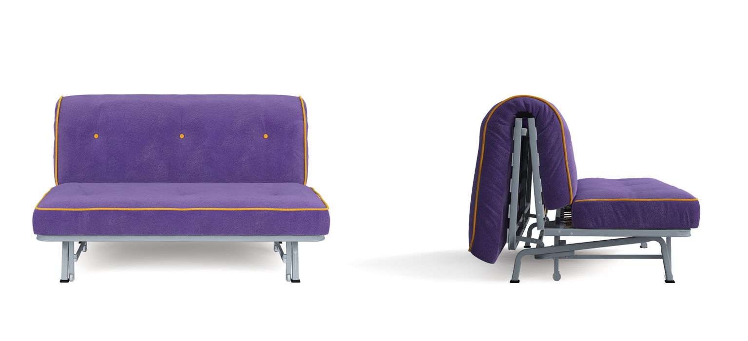 Маленькие диваны, Диван-кровать Вилли Сканди сиреневый