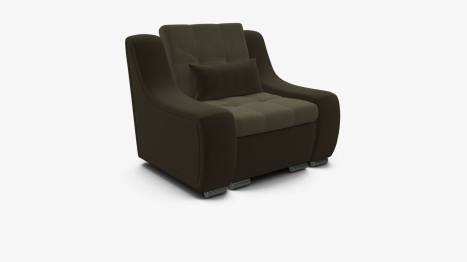 Кресло-кровать Аджио с подлокотниками велюр