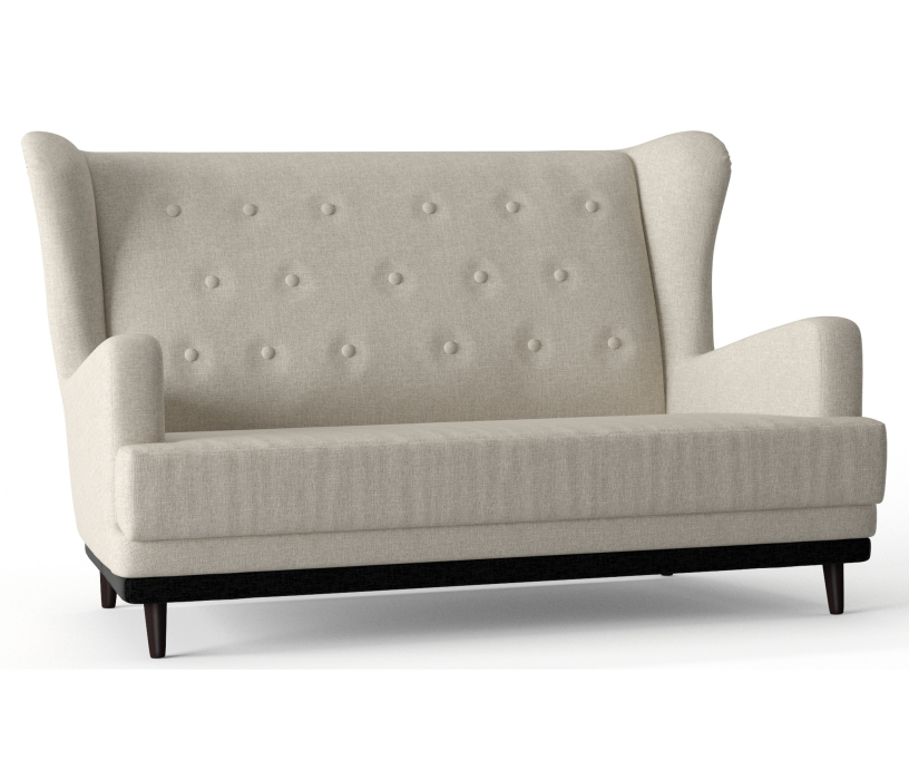 Дизайнерские диваны для гостиной, Диван прямой Барон Люкс, Рогожка