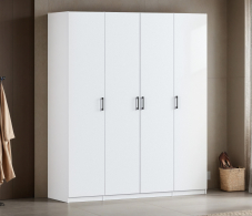 Для одежды, Шкаф четырехдверный Макс 2000 мм, вариант №1 (ЛДСП)