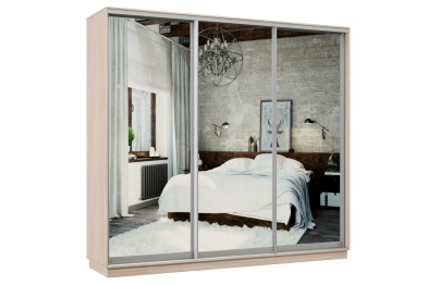 Шкаф-купе Премьер Лайт 58 (01;01;01) трехдверный