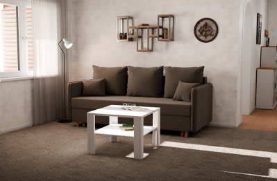 Прямой диван Санти,еврокнижка,велюр