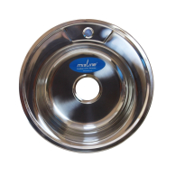 Кухонные мойки, Мойка круг d 49 (0,8) с сифоном