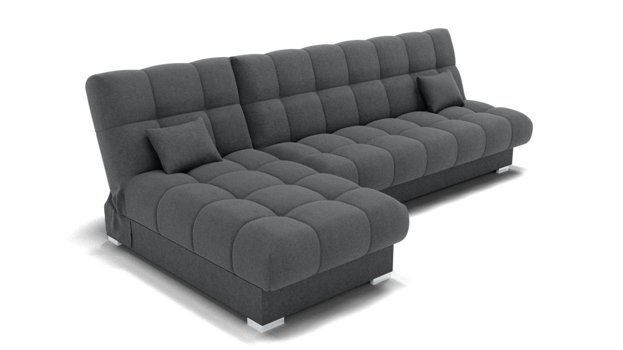 Диваны угловые в гостиную, Прямой диван Фиеста-2 НПБ, велюр