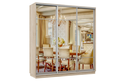 Шкаф-купе Премьер Лайт 23 (11;11;11) трехдверный