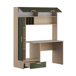 Стол письменный Лайт 03.243 Н, плэйн, дымчатый зеленый