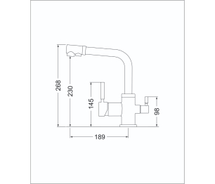 Смеситель ЕС - 3003NS