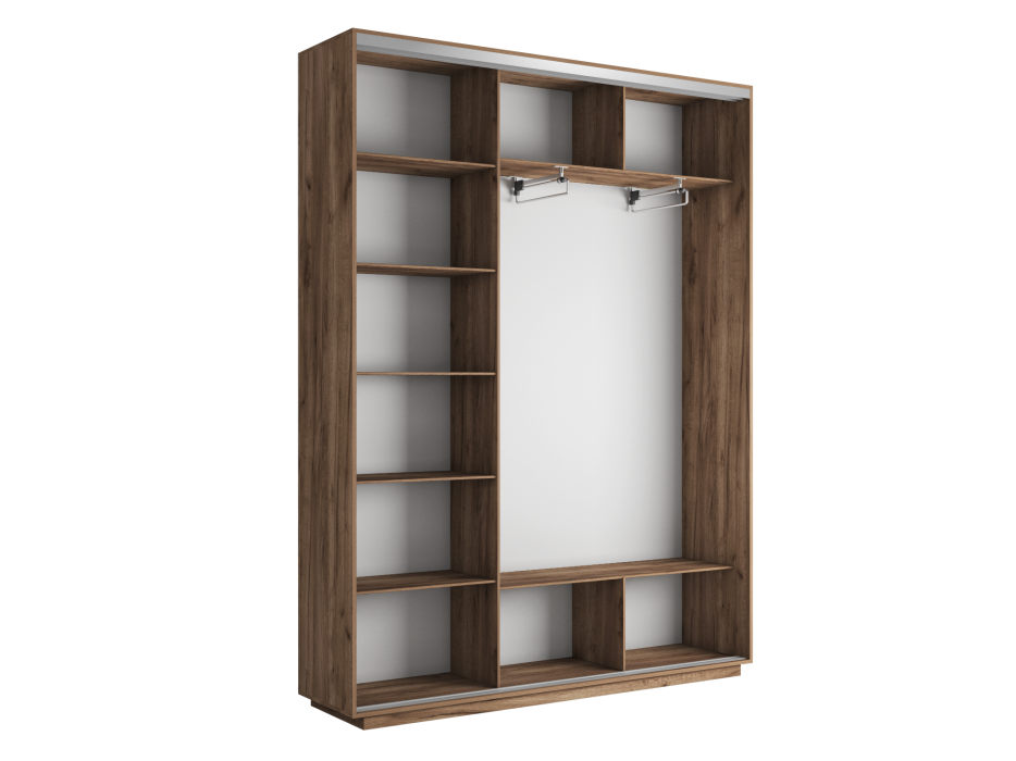 Шкафы-купе 3-х дверные, Шкаф-купе Экспресс Элемент трио 2200 x 2400 x 450