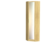 Угловые шкафы, Шкаф угловой Феникс М-1 С зеркалом