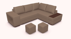 Диваны угловые в гостиную, Амстердам диван-кровать угловой рогожка