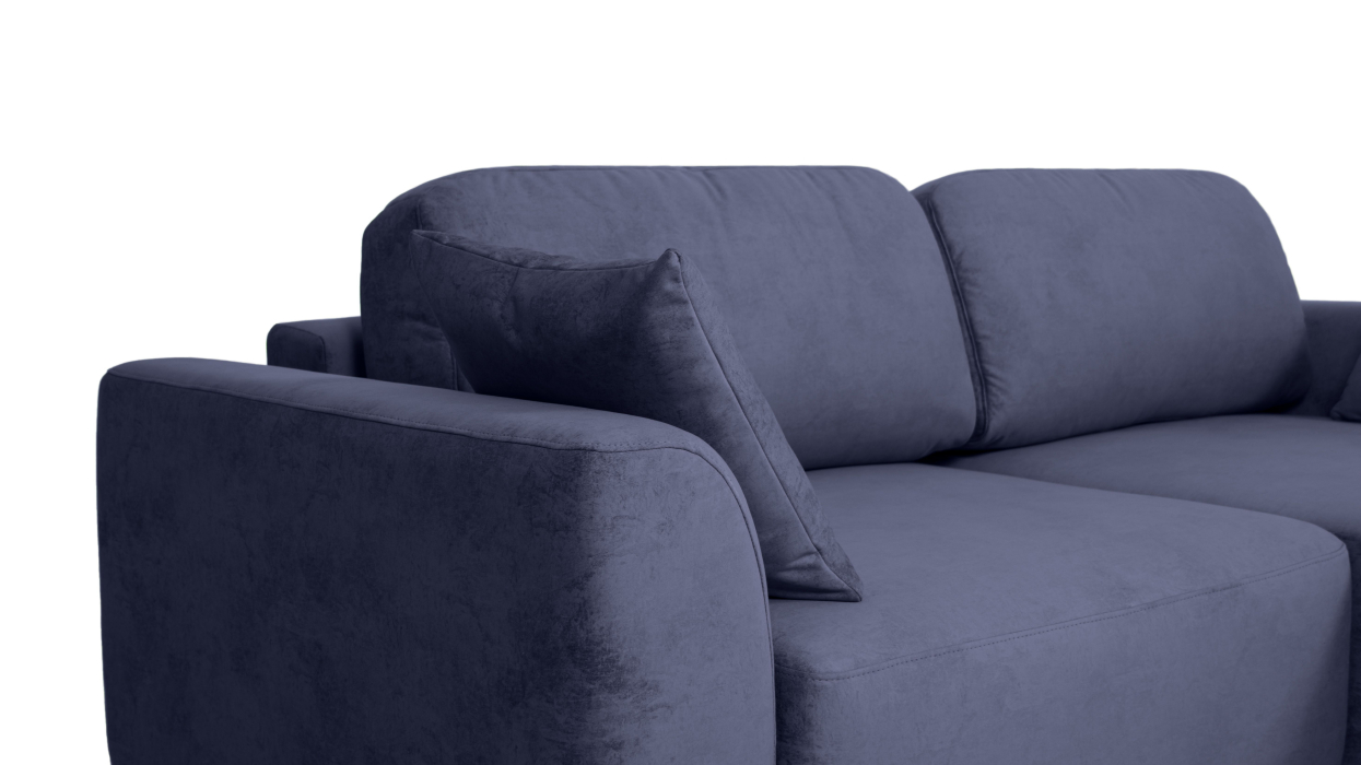 Диваны угловые в гостиную, Диван угловой Trump mini, велюр