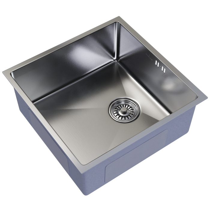 Кухонные мойки, Мойка подст.монтаж 50х50 (3,0) с сифоном