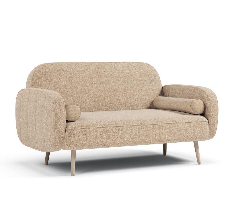 Офисные диваны, Диван прямой нераскладной Бержер, рогожка