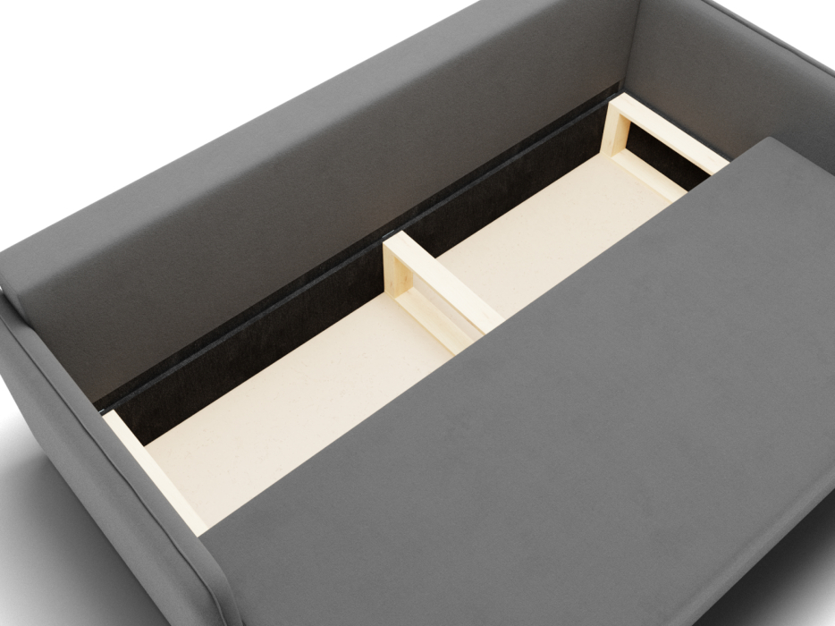 Диваны кровати со спальным местом, Прямой диван Санти,еврокнижка,велюр