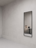 Зеркала в спальню, Зеркало в раме настенное прямоугольное HALFEO M Slim, 140*50 см