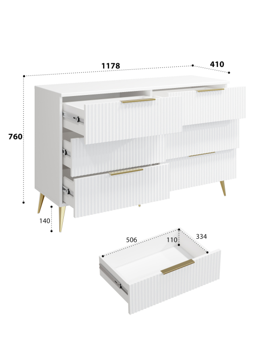 Комоды, Комод Афина АФ-05