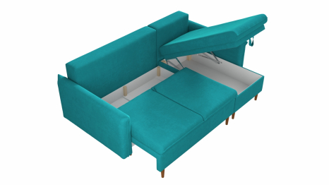 Угловой диван АМиКо 2, велюр