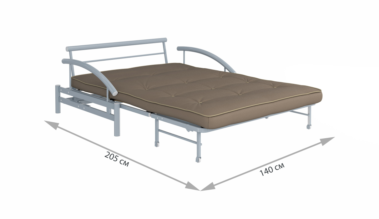 Большие диваны, Диван-кровать Роджер Комфорт Сканди коричневый