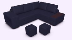 Диваны угловые в гостиную, Амстердам диван-кровать угловой рогожка