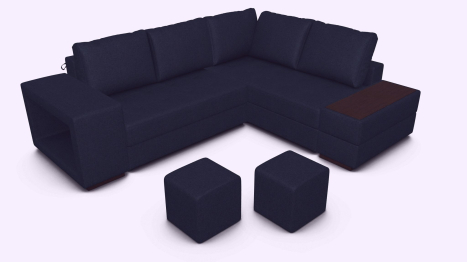 Амстердам диван-кровать угловой рогожка