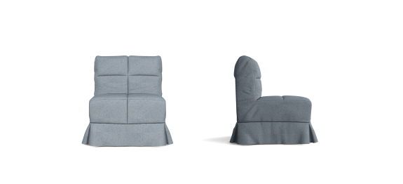 Кресло-кровать Паола серый