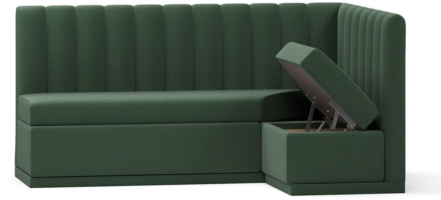 Диваны угловые, Кухонный угловой нераскладной диван Кафф, велюр