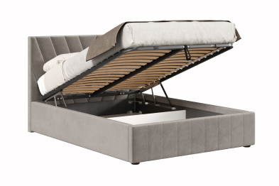 Кровать Палермо 1400 с подъёмным механизмом, велюр